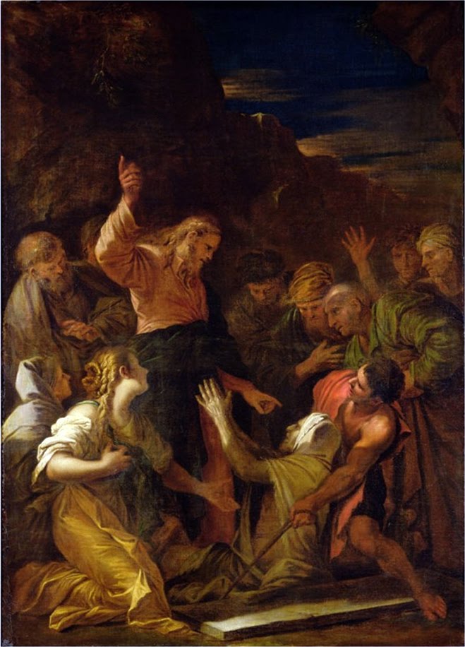 Christ cleansing a leper. Jean-Marie Melchior Doze, 1864.