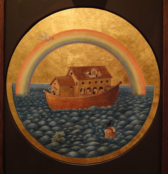 Noah's Ark Icon from St Nicholas Russian Orthodox Church, Amsterdam The Netherlands
