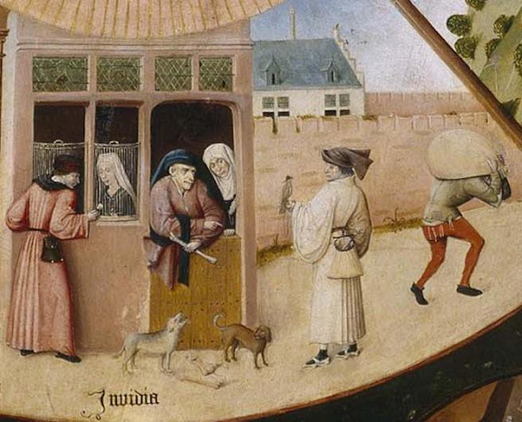 Hieronymus Bosch (circa 1450–1516), Table of the Mortal Sins (Envy)