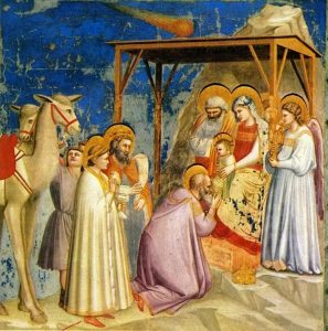 Giotto, Cappella degli Scrovegni, Adoration of the Magi (1303-1305)