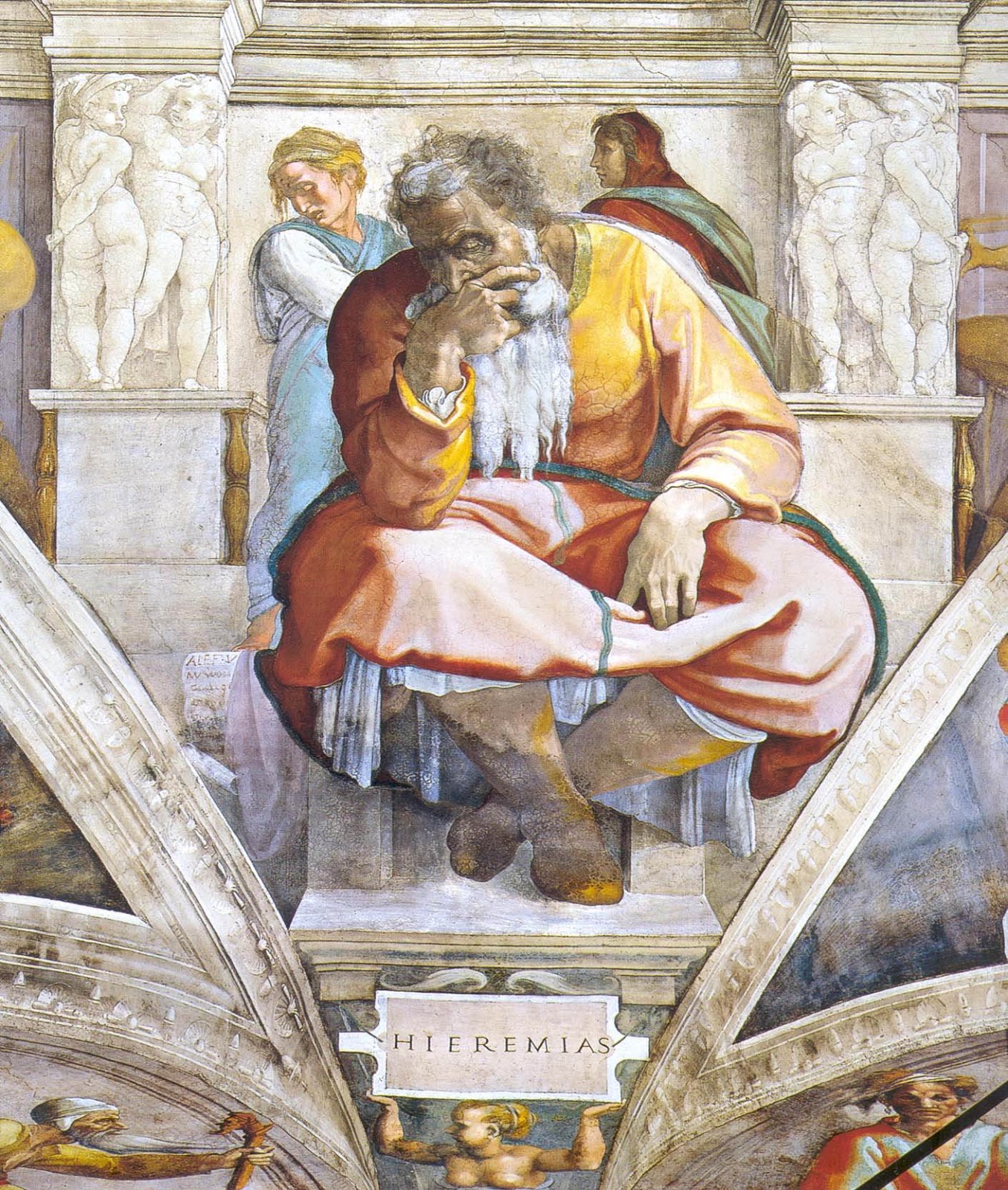 Michelangelo (1475–1564), The Prophet Jeremiah