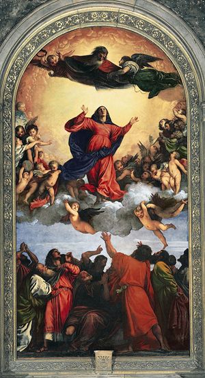 L'Assunzione dipinta da Tiziano