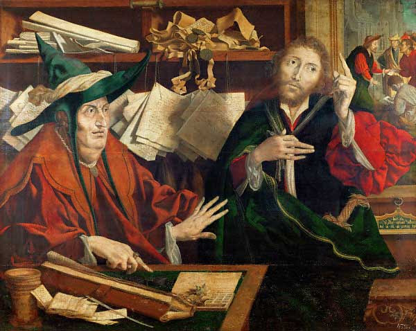 Marinus van Reymerswaele, The parable of the unjust steward, 1540