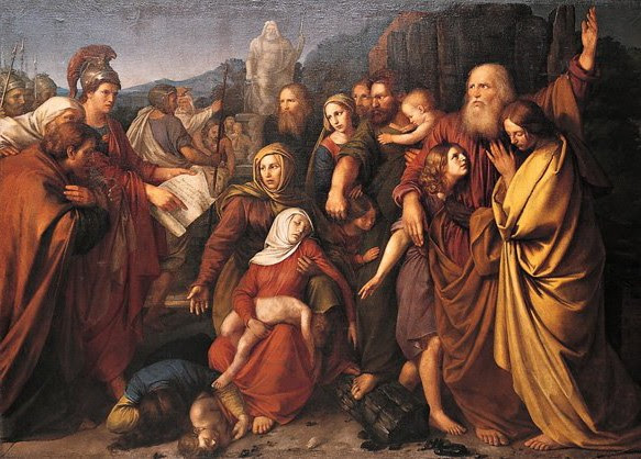 Wojciech Stattler (1800–1875), Maccabees - Woman with seven sons