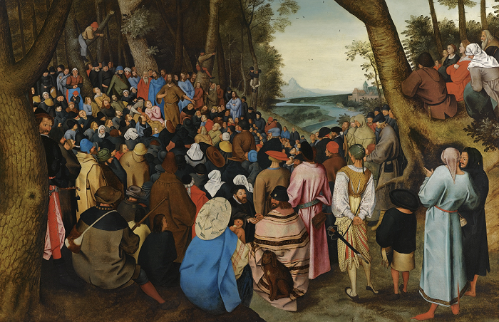 Pieter Brueghel the Younger (1564–1638), Saint John the Baptist Preaching to the Masses in the Wilderness