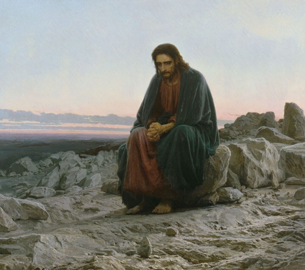 Ivan Nikolaevich Kramskoĭ (1837-1887),Christ in the Wilderness