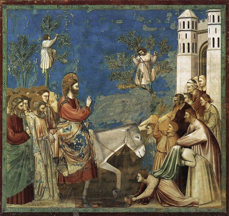 Giotto (1266–1337), Entry into Jerusalem - from Scrovegni Chapel