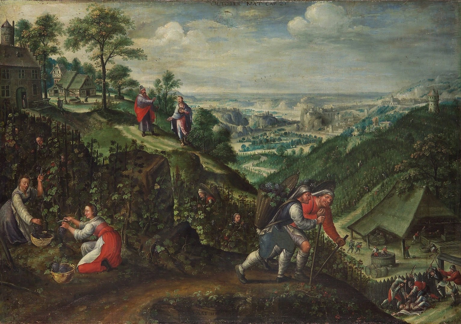 Marten van Valckenborch (1535–1612), Parable of the wicked husbandmen