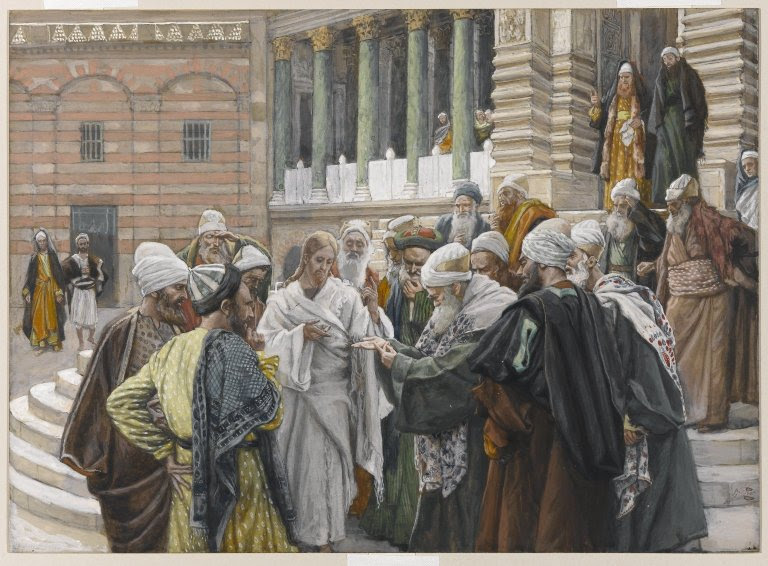 James Tissot (1836–1902), The Tribute Money