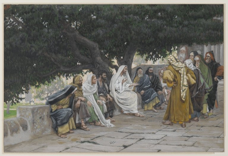 James Tissot (1886-1894), Jesus speaks to the Pharisees - Gesù parla ai farisei