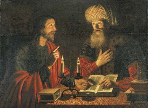 Crijn Hendricksz Volmarijn (circa 1601–1645), Jesus and Nicodemus - Hendricksz
